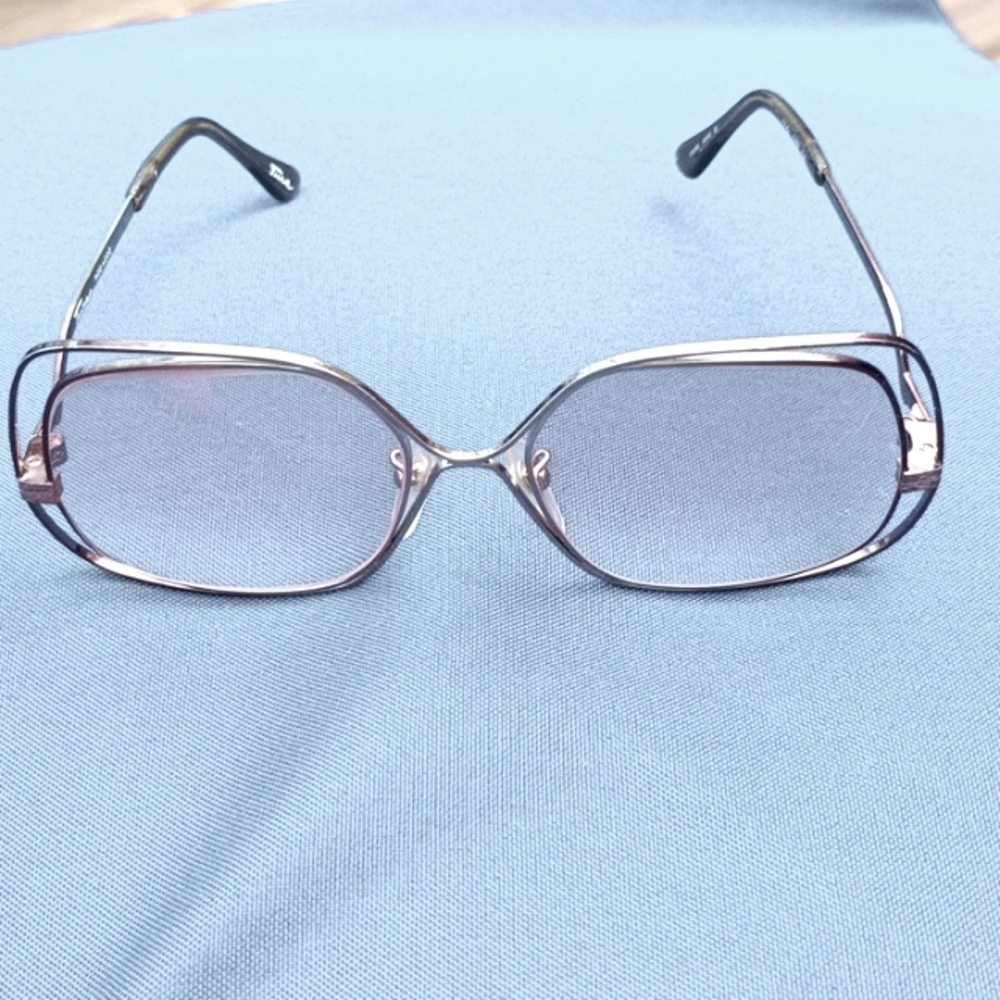 Rare Vintage Tura MOD 202 Glasses Rose Gold Authentic